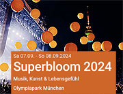 Superbloom Festival im Olympiapark. 